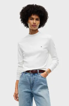 Женский белый лонгслив CODY Белый S Tommy Hilfiger WW0WW47307