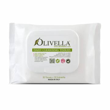 Очищающие салфетки для лица и тела Olivella Daily Cleansing Tissues, 30 шт Очищающие салфетки для лица и тела Olivella Daily Cleansing Tissues, 30 шт