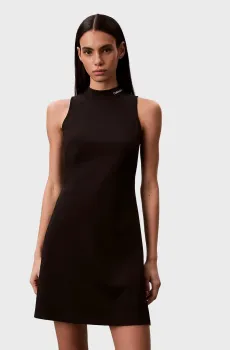 Женское черное платье INTERLOCK MINI Черный M Calvin Klein Jeans LV047F260G
