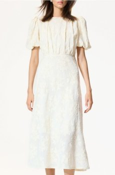 Reserved - Сукня з вишивкою - нюдовий - 263KK-02X
