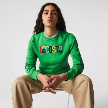 Lacoste толстовка жіноча з круглим вирізом Lacoste толстовка жіноча з круглим вирізом