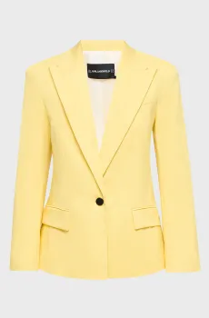 Женский желтый жакет STRUCTURED Желтый 38 Karl Lagerfeld B2W14045