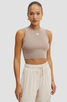 Женский бежевый топ Бежевый M Guess W4GZ34.Z3F40;A10L