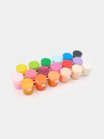 Акрилові фарби 18 pack - різнобарвний Акрилові фарби 18 pack - різнобарвний