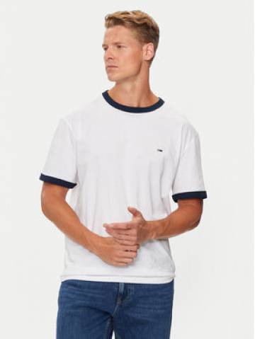 Tommy Jeans Футболка Flag Ringer DM0DM19730 Білий Slim Fit Tommy Jeans Футболка Flag Ringer DM0DM19730 Білий Slim Fit