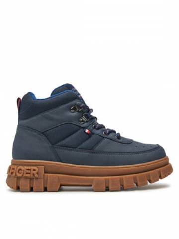 Tommy Hilfiger Черевики Lace-Up Bootie T3X5-33707-1492 S Cиній Tommy Hilfiger Черевики Lace-Up Bootie T3X5-33707-1492 S Cиній