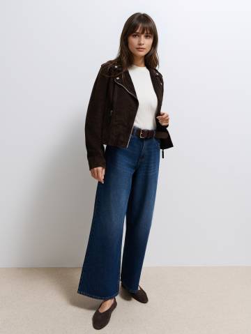 Mohito - Широкі джинси - сталевий синій - 42