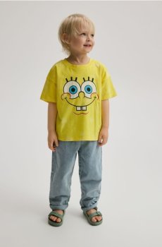 Reserved - Футболка SpongeBob - жовтий - 989IS-11X