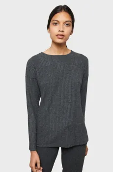 Женский темно-серый лонгслив JAY Серый M Etam 6509919