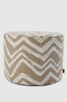 Бежевый пуф Graffiti