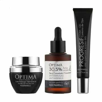 Омолаживающий набор для лица Keenwell Optima (дневной крем, 50 мл + сыворотка, 30 мл + гель для кожи вокруг глаз, 20 мл) Омолаживающий набор для лица Keenwell Optima (дневной крем, 50 мл + сыворотка, 30 мл + гель для кожи вокруг глаз, 20 мл)