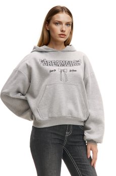 Cropp - Худі з написом - light grey