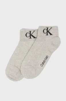 Женские серые носки (2 пары) MONOGRAM Серый 35-38 Calvin Klein 701228813
