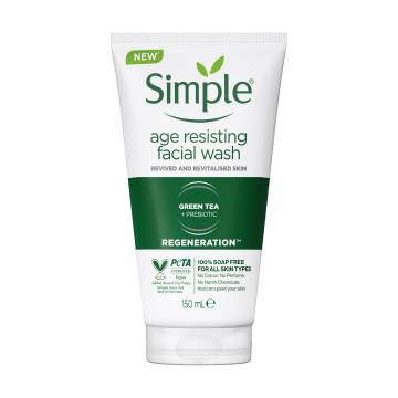 Регенерирующий гель для умывания Simple Regeneration Age Resisting Facial Wash, 150 мл Регенерирующий гель для умывания Simple Regeneration Age Resisting Facial Wash, 150 мл