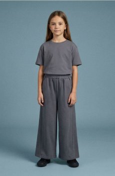 Широкі спортивні штани - темно-сірий