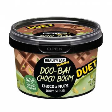 Скраб для тела Beauty Jar Yummy Doo-Bai Choco Boom Body Scrub Ду-бай Чоко Бум, 360 г Скраб для тела Beauty Jar Yummy Doo-Bai Choco Boom Body Scrub Ду-бай Чоко Бум, 360 г