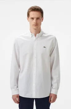 Мужская белая рубашка Белый 39 Lacoste CH052070V