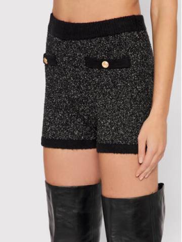 Guess Шорти з тканини Letitia W1BR62 Z2WM0 Чорний Regular Fit Guess Шорти з тканини Letitia W1BR62 Z2WM0 Чорний Regular Fit