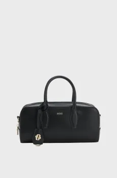 Женская черная кожаная сумка Черный ONESIZE BOSS 50557995;001