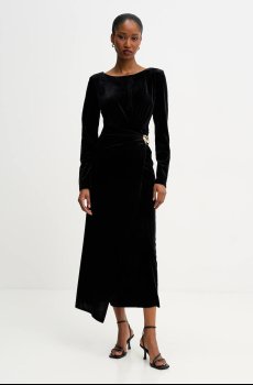 Платье из велюра Answear.LAB