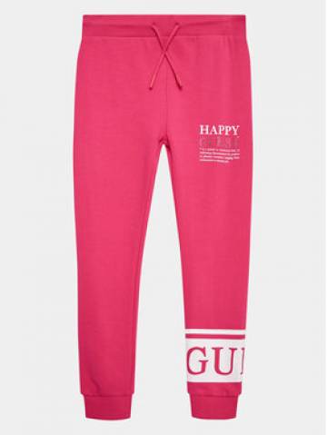 Guess Спортивні штани J3YQ11 KA6R4 Рожевий Relaxed Fit Guess Спортивні штани J3YQ11 KA6R4 Рожевий Relaxed Fit