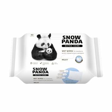 Влажные салфетки для новорожденных Снежная Панда Extra Care Milky, 60 шт Влажные салфетки для новорожденных Снежная Панда Extra Care Milky, 60 шт