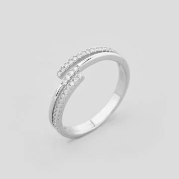 Серебряное кольцо Minimal 1-0007б-17 17 Серебряное кольцо Minimal 1-0007б-17 17