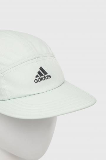 Кепка adidas Performance Run For The Ocean цвет зелёный однотонная Кепка adidas Performance Run For The Ocean цвет зелёный однотонная
