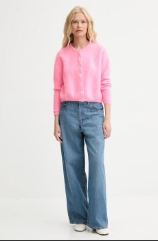 Шерстяной кардиган American Vintage GILET ML COL ROND