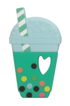 Детская игрушка-прорезыватель для зубов Lindo Коктейль зеленый, от 3 месяцев (LI 328-21)