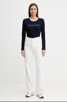 Хлопковый лонгслив United Colors of Benetton