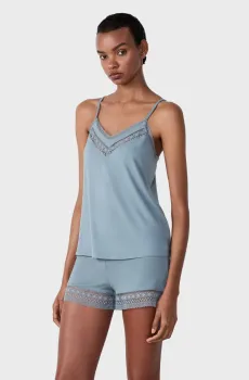 Женский мятный топ ALBANE Ментоловый M Etam 6550778