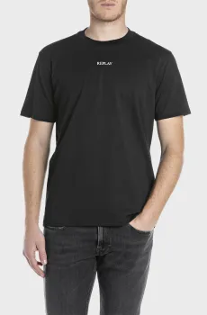 Мужская черная футболка Черный 3XL Replay M3098 .000.2660