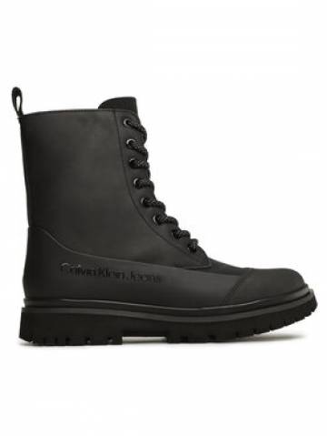 Calvin Klein Jeans Ботильйони Chunky Combat Laceup Boot Rub YW0YW01066 Чорний Calvin Klein Jeans Ботильйони Chunky Combat Laceup Boot Rub YW0YW01066 Чорний