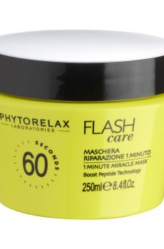 Маска для волос Phytorelax Laboratories Flash Care 1 Minute Miracle Mask Распутывающая и разглаживающая, 250 мл