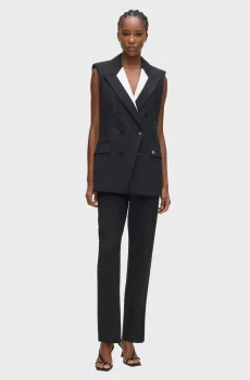Женские черные брюки tailored Черный 48 Karl Lagerfeld B3W10085