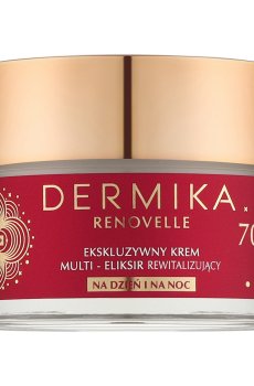 Мультивосстанавливающий крем-эликсир для лица Dermika Renovelle Exclusive Multi Revitalizing Cream Elixir 70+, 50 мл