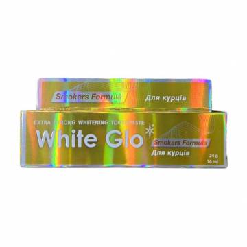 Экстрасильная отбеливающая зубная паста White Glo для курящих, 24 г Экстрасильная отбеливающая зубная паста White Glo для курящих, 24 г
