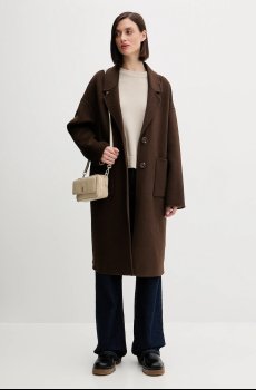 Пальто с шерстью United Colors of Benetton