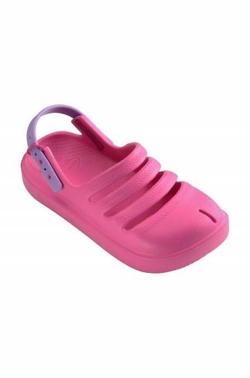 Детские шлепанцы Havaianas CLOG цвет розовый Детские шлепанцы Havaianas CLOG цвет розовый