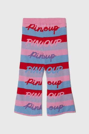 Детские брюки Pinko Up цвет фиолетовый с узором Детские брюки Pinko Up цвет фиолетовый с узором