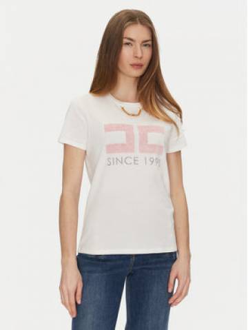 Elisabetta Franchi Футболка MA-033-51E2-V180 Білий Regular Fit Elisabetta Franchi Футболка MA-033-51E2-V180 Білий Regular Fit