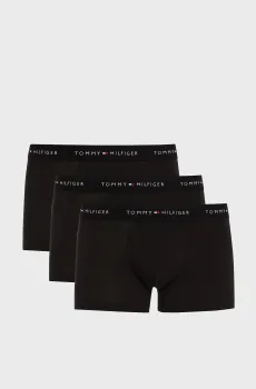 Мужские черные боксеры (3 шт) TRUNK Черный XL Tommy Hilfiger UM0UM02763