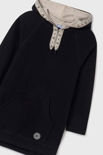 Детское платье Mayoral цвет чёрный mini прямое 7983 Детское платье Mayoral цвет чёрный mini прямое 7983