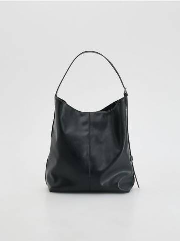 Reserved - Велика сумка хобо - чорний - 730FC-99X Reserved - Велика сумка хобо - чорний - 730FC-99X