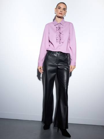 Mohito - Штани зі штучної шкіри - чорний - 38