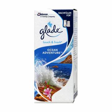 Сменный баллон к освежителю воздуха Glade Лазурная волна и магнолия, 10 мл (мини-спрей)