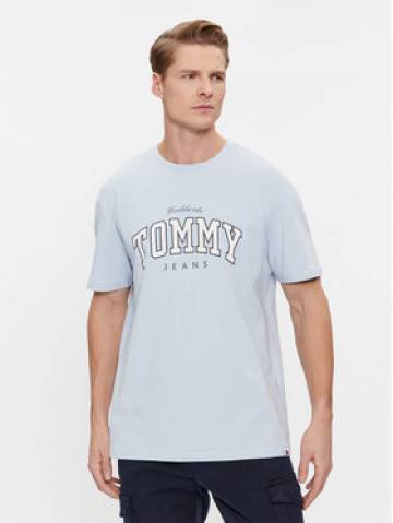 Tommy Jeans Футболка Varsity DM0DM18287 Блакитний Regular Fit Tommy Jeans Футболка Varsity DM0DM18287 Блакитний Regular Fit