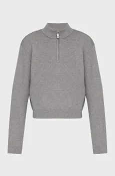 Женская серая кофта Серый L Guess W5BR29.Z0572;MCH