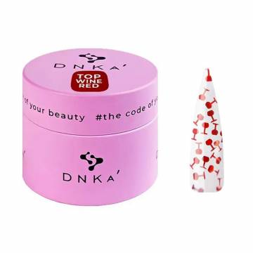 Топ для гель-лака DNKa Top Wine, Red, 15 мл Топ для гель-лака DNKa Top Wine, Red, 15 мл